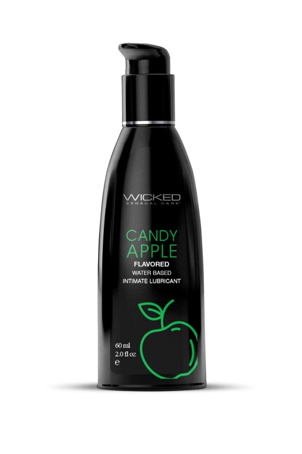 Aqua Candy Apple Flavored Water Based Intimate  Lubricant - 2 Fl. Oz.