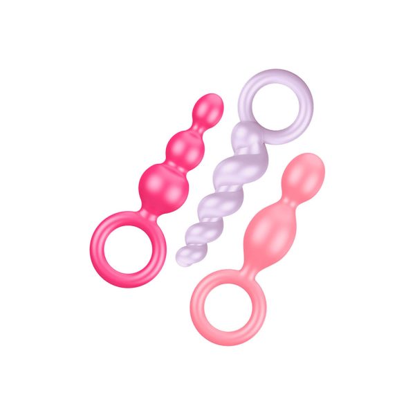 Satisfyer Booty Call 3 Piece Set - Multi Colored