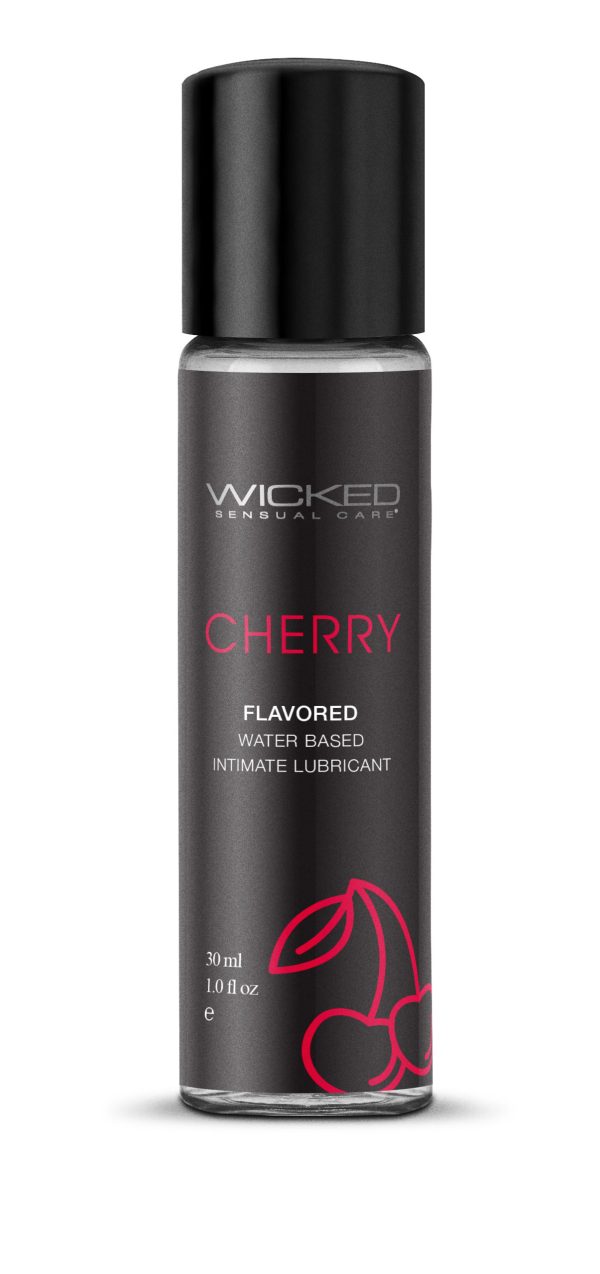 Aqua Cherry Flavored Water Based Intimate  Lubricant - 1 Fl. Oz.