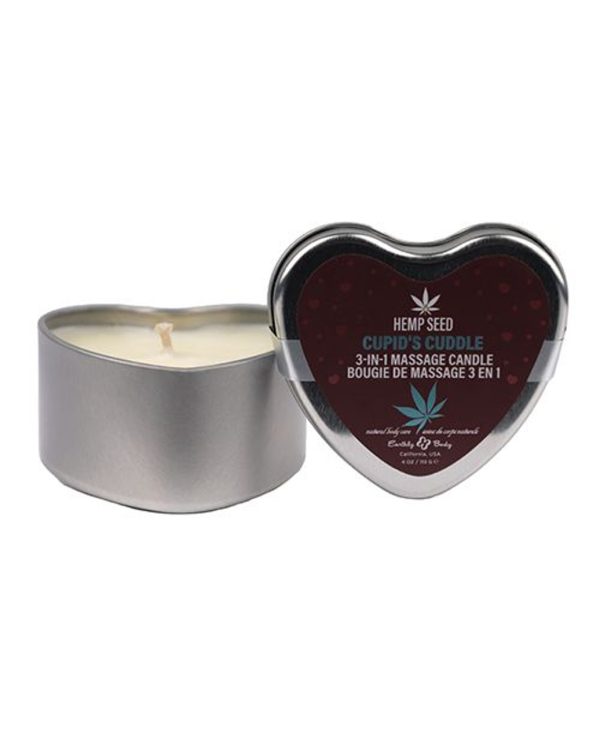 Hemp Seed 3-in-1 Valentines Day Candle - Cupid's Cuddle 4 Oz