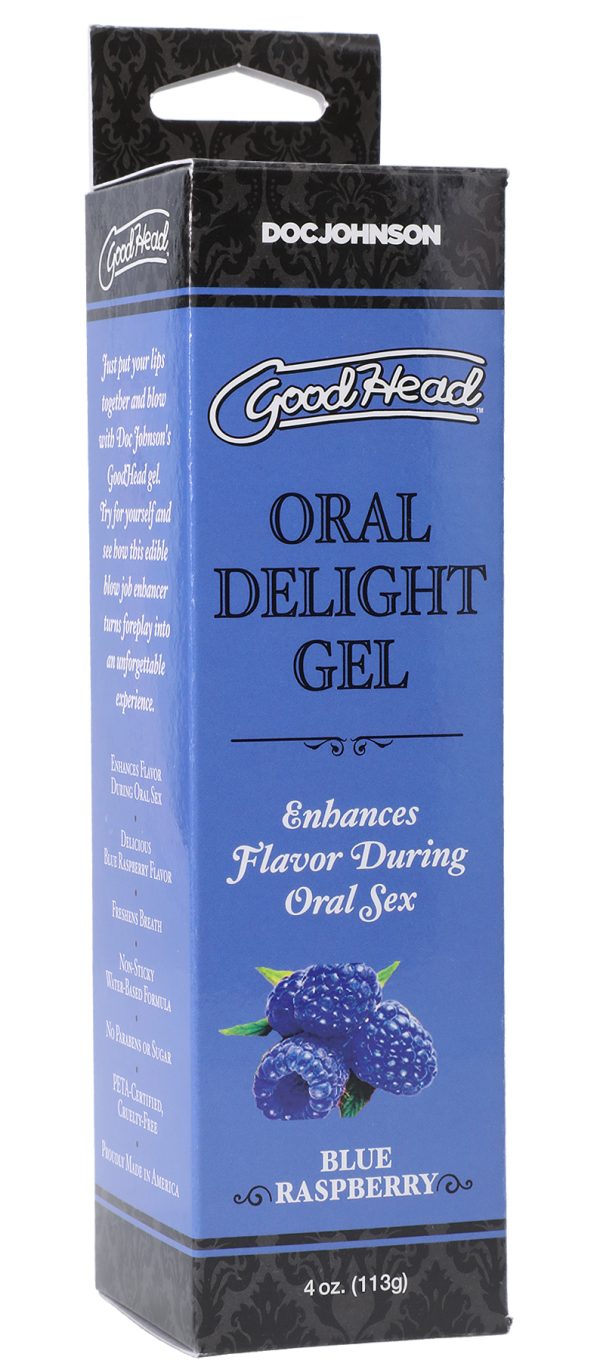 Goodhead - Oral Delight Gel - Blue Raspberry - 4  Oz.