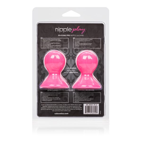 Nipple Play Silicone Pro Nipple Suckers - Pink