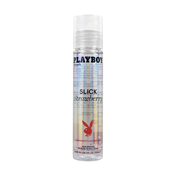 Playboy Pleasure Slick Strawberry Flavored Lubricant 1 Oz