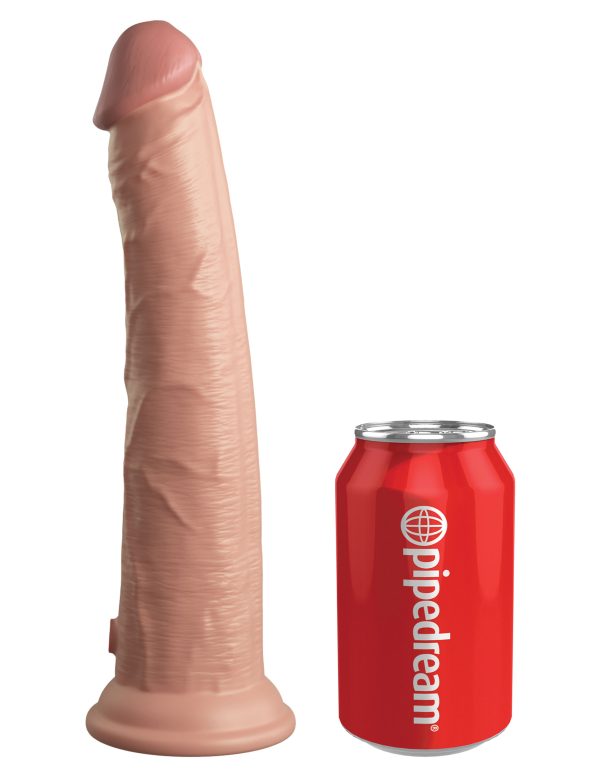 King Cock Elite 10 Inch Dual Density Silicone Cock - Light