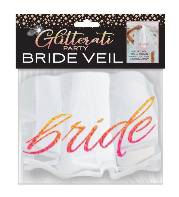 Glitterati Bride Veil - White