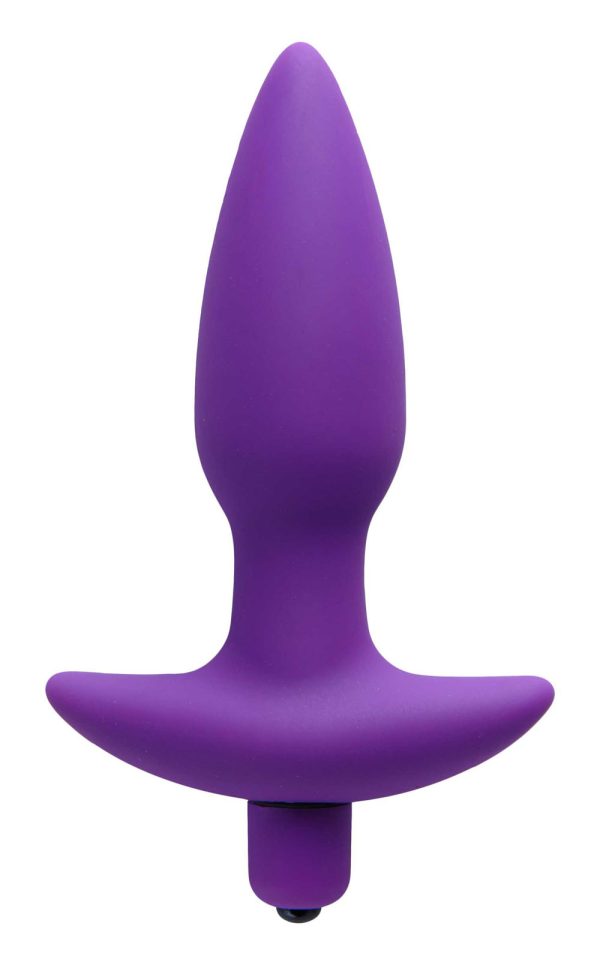 Aria Vibrating Silicone Anal Plug - Medium