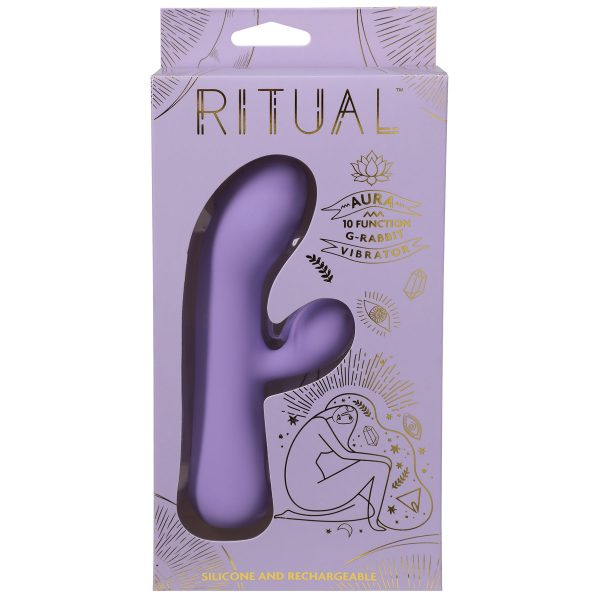 Ritual - Aura - Rechargeable Silicone Rabbit Vibe  - Lilac