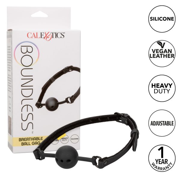 Boundless Breathable Ball Gag - Black