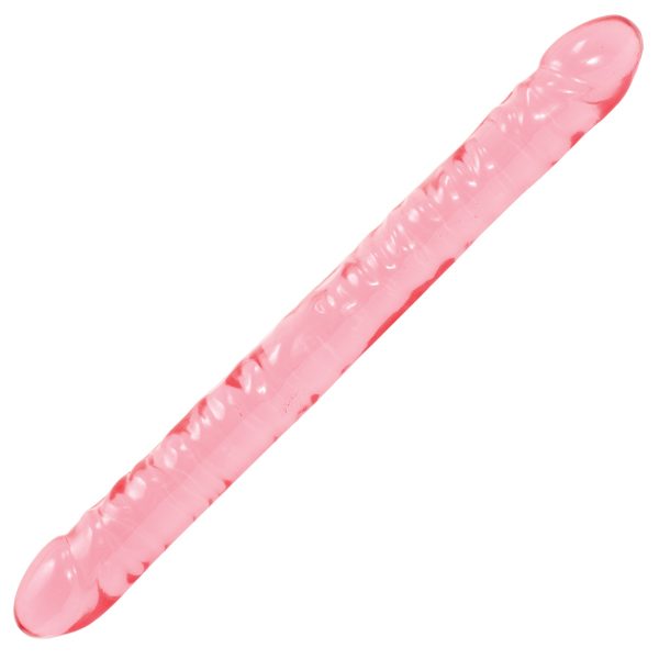 Crystal Jellies 18 Inch Double Dong - Pink