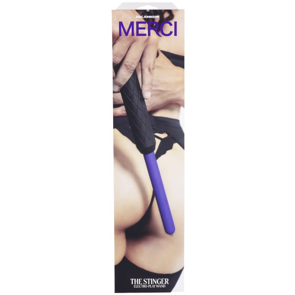 Merci - the Stinger - Electroplay Wand -  Black/violet