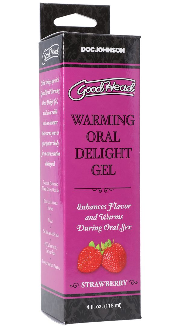 Goodhead - Warming Oral Delight Gel -  Strawberry - 4 Fl. Oz.