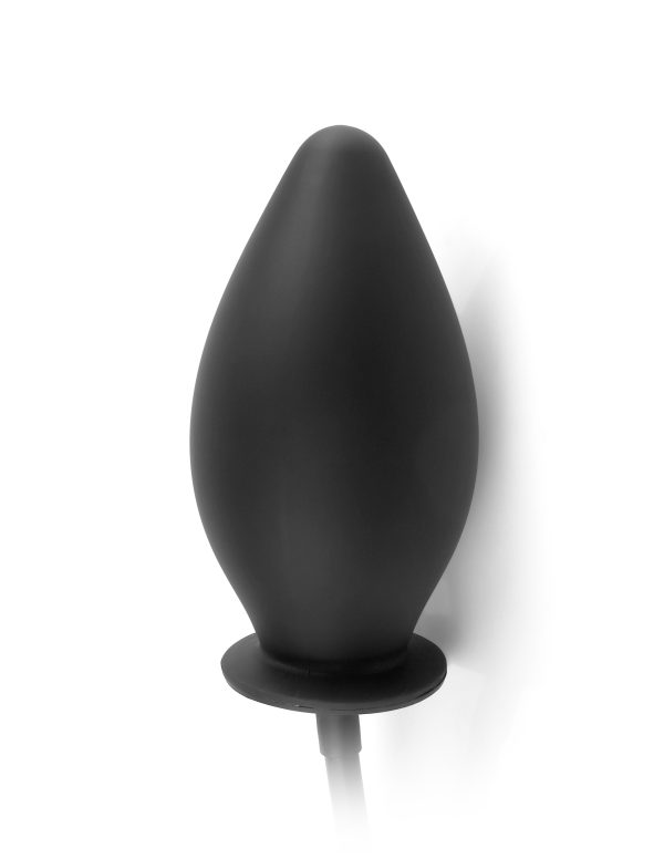 Anal Fantasy Collection Inflatable Silicone Plug - Black