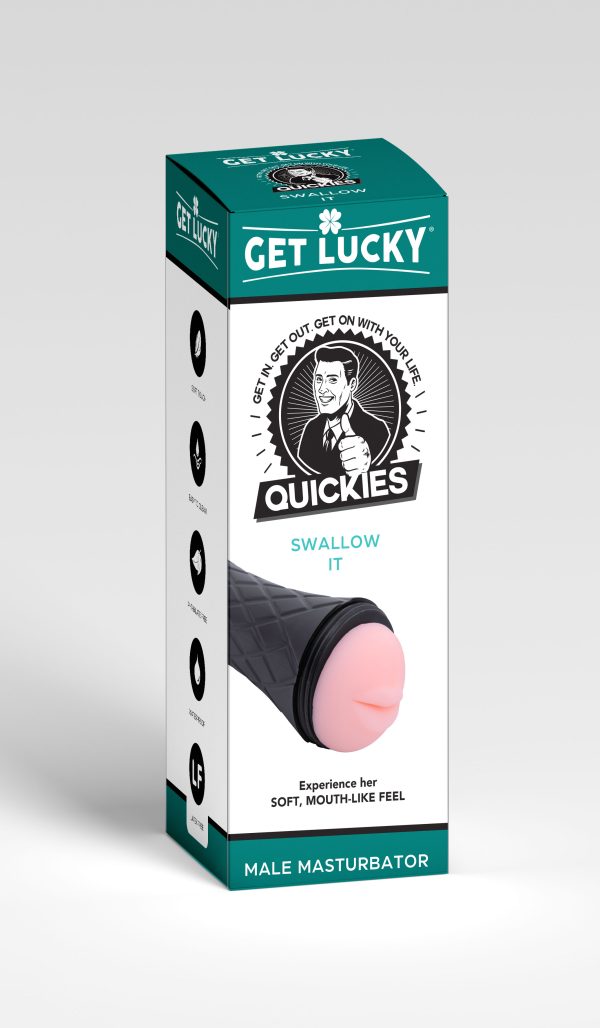 Get Lucky Quickies Swallow It  Male Masturbator