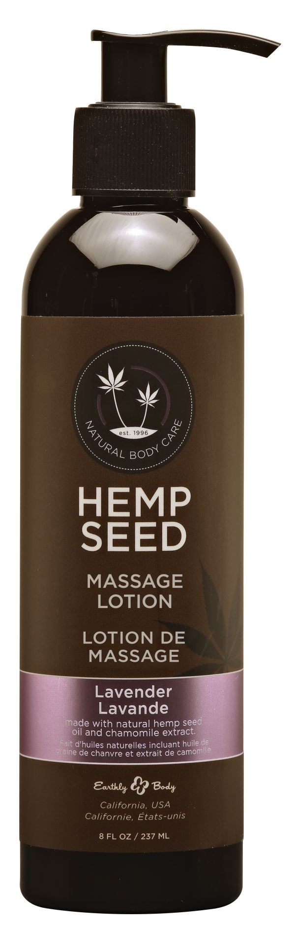 Hemp Seed Massage Lotion - Lavender - 8 Fl. Oz. / 237ml