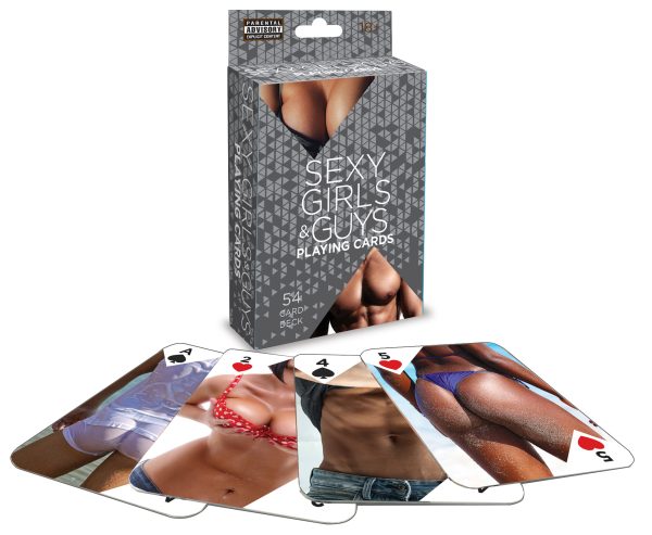 Sexy Girls and Guys Playing Cards