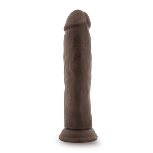 Dr. Skin Plus - 9 Inch Posable Thick Dildo -  Chocolate