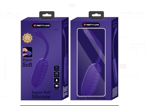 Kirk Rechargeable Vibrating Egg - Purple