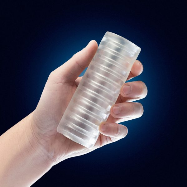 Rize - Ribz - Glow in the Dark Self - Lubricating  Stroker - Clear