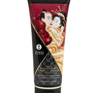 Kissable Massage Cream - Sparkling Strawberry Wine - 7 Fl. Oz. / 200 ml
