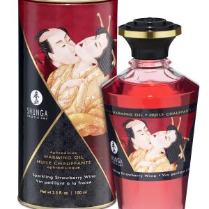 Aphrodisiac Warming Oil - Sparkling Strawberry Wine
