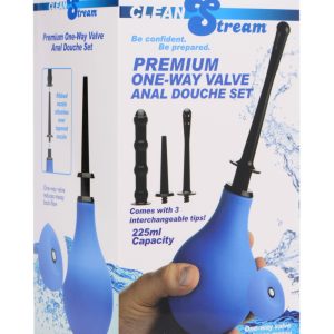 Premium One- Way Valve Anal Douche Set