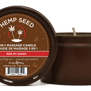 Hemp Seed 3-in-1 Massage Candle Ride My Sleigh 6oz/ 170 G