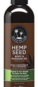 Hemp Seed Massage and Body Oil - Naked in the Woods - 8 Fl. Oz./ 237ml