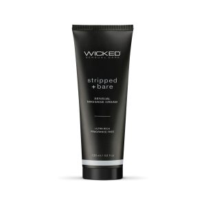 Stripped and Bare - Unscented Sensual Massage Cream - 4 Oz