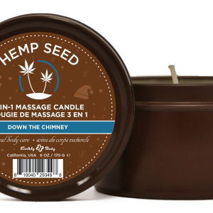 Hemp Seed 3-in-1 Massage Candle Down the Chimney 6oz/ 170 G