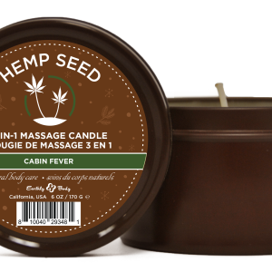 Hemp Seed 3-in-1 Massage Candle Cabin Fever 6oz/ 170 G